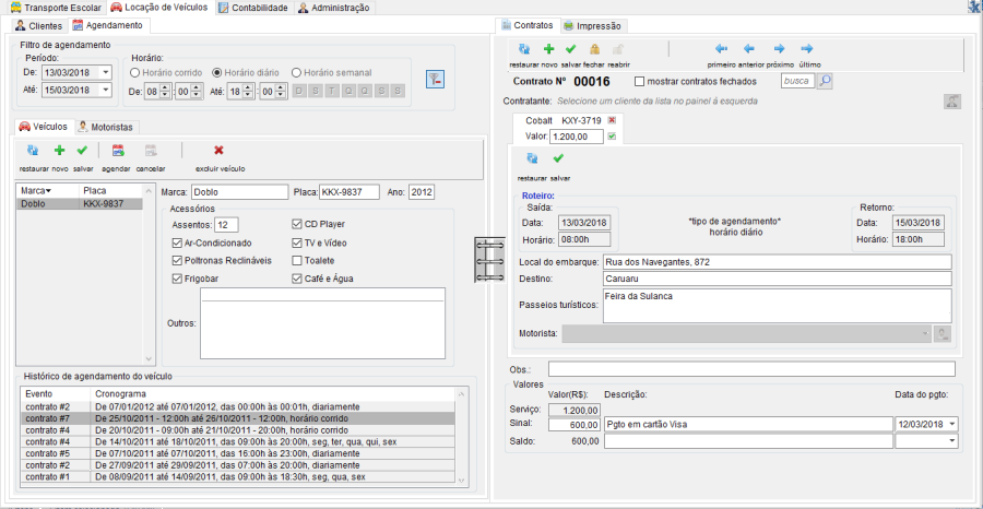 Livro de registro eletrônico de contratos de locação